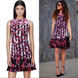 Peter Pilotto Red Black Dress Target  Floral Mini